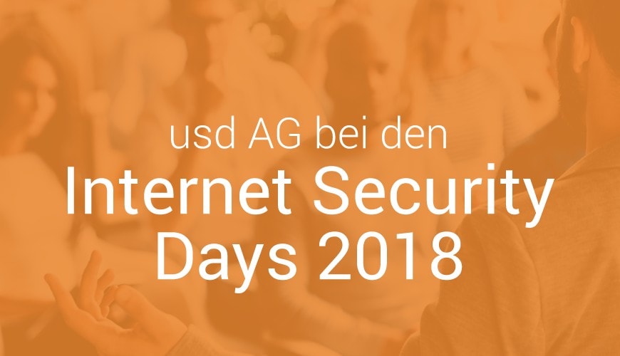 usd bei den Internet Security Days 2018