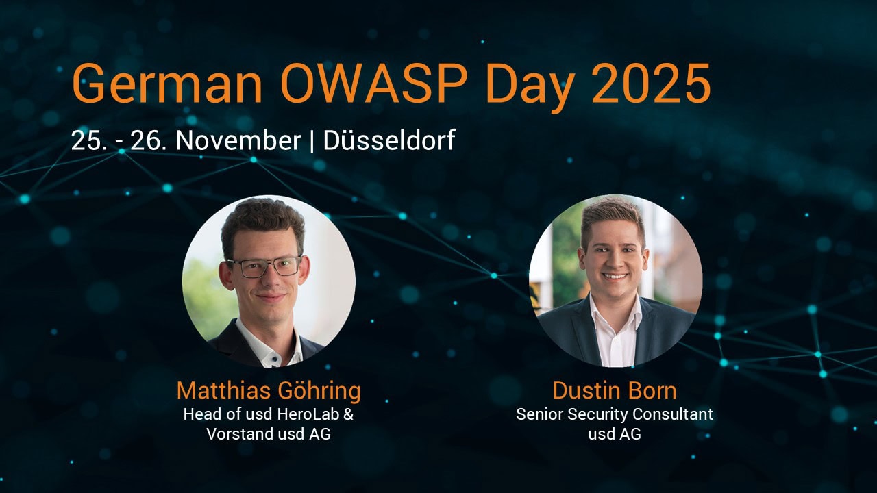 German OWASP Day 2025 | Düsseldorf | 25. - 26. November 2025