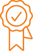 icon badge orange 004