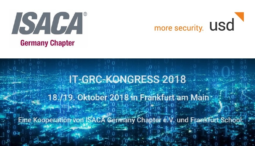 usd AG auf IT-GRC-Kongress 18.+19.10.2018