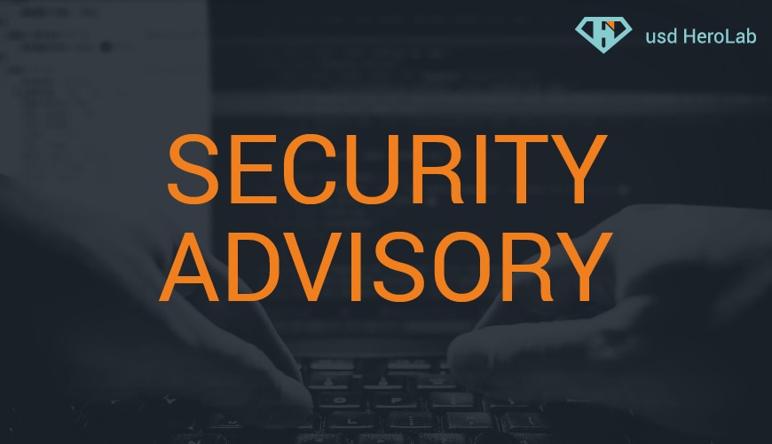 Security Advisory usd AG