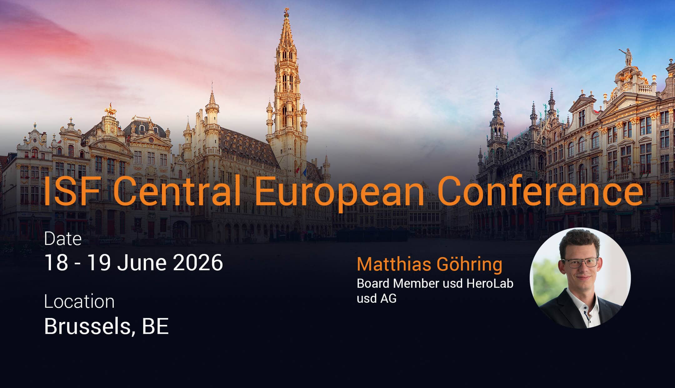 ISF Central European Conference | Brussels | 18 – 19 June